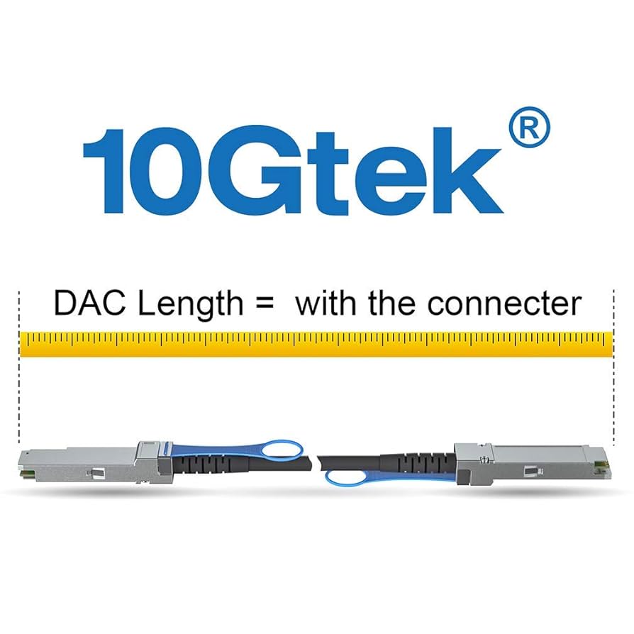 Amazon.com: 10Gtek 40G QSFP+ DAC Cable - 40GBASE-CR4 Passive